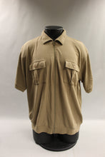 Load image into Gallery viewer, Duke Haband Men&#39;s Zip Up Vest Shirt With Pockets Size Large -Brown -Used