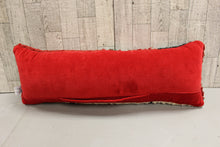 Load image into Gallery viewer, Chandler 4 Corners Christmas Snowman Pillow - 22&quot; Long - Hand Hooked -Used