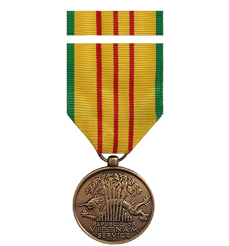 Vietnam Service Medal and Ribbon Set - 8455-926-1664 - Regular Size - New