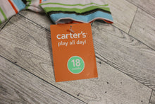 Load image into Gallery viewer, Carter&#39;s Striped Short Sleeve Polo T-Shirt - 18 Months - New
