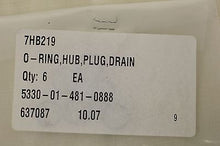 Load image into Gallery viewer, Pack of 6 Plain Encased Seal, Hub, Plug, Drain O-Ring, 7HB219, 5330-01-481-0888
