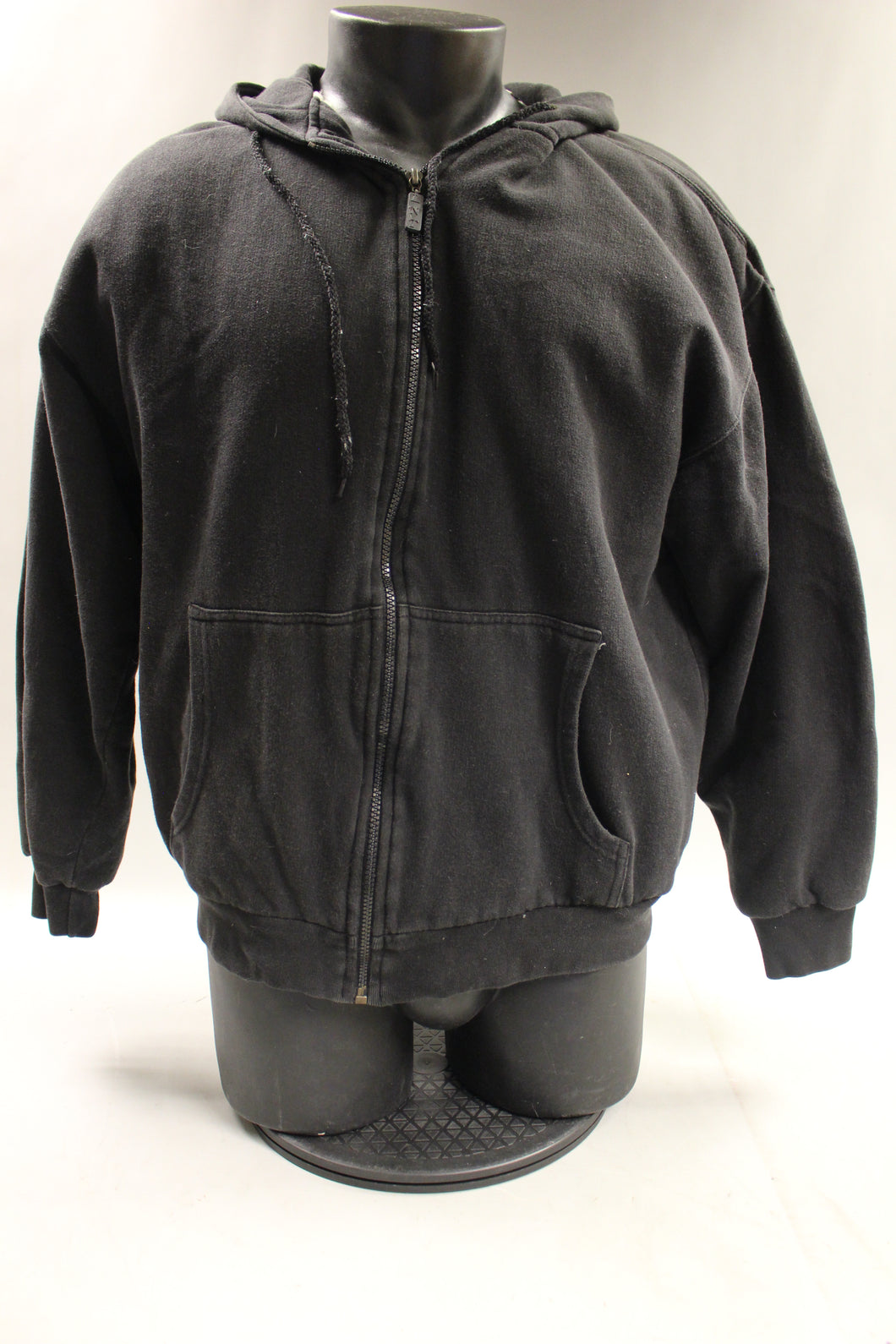 Lake n' Trail Fleece Lined Zip Up Hoodie - Large - Black - Heavy Sweatshirt