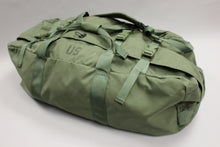Load image into Gallery viewer, USGI OD Green Zippered Improved Duffle Bag - 8465-01-604-6541 - Used