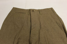 Load image into Gallery viewer, Marine Corp Men's Serge Green Poly Wool Trousers - 36L - Used