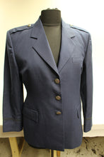 Load image into Gallery viewer, US Air Force AF Women's Blue Officer Dress Coat With Shoulders - 10 Misses Reg