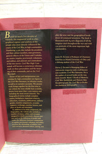 Civil War High Commands by John H. Eicher and David J. Eicher