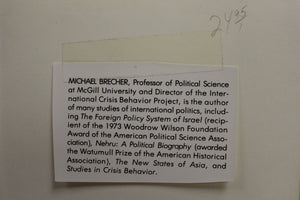 Decisions in Crisis by Michael Brecher - Israel, 1967 and 1973