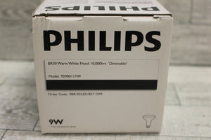 Philips BR30 90 degree LED Flood Light - 9.5W (60w) -Dimmable - New