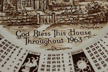Load image into Gallery viewer, VTG Royal Staffordshire &quot;God Bless This House Throughout 1963&quot; Zodiac Plate