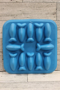 IKEA Silicone Shaped Ice Cube Tray/Mold - Turquoise - New