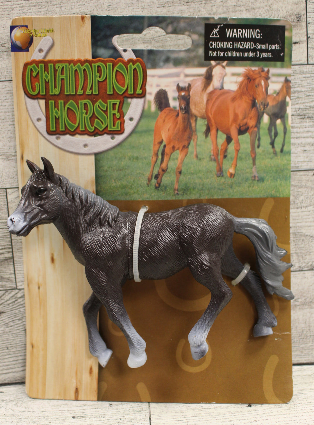 Wonder World of Nature Champion Horse Figure Toy - New