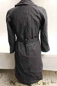 Vintage Military Women's Trenchcoat/Rain Jacket - 8R - Black - Used