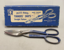 Load image into Gallery viewer, Blue Bird Tools 10" Tinners' Snips with Box - Straight Pattern - Used