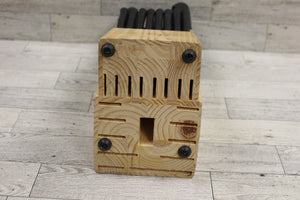 Philippe Richard Professional Knife Set With Wood Block - 19 Piece - New