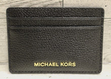 Load image into Gallery viewer, Michael Kors Jet Set Card Holder - Black - New