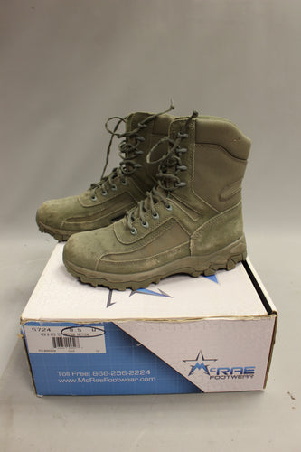 Men's McRae Sage Green Tactical Combat Boots - 9.5 W - Used