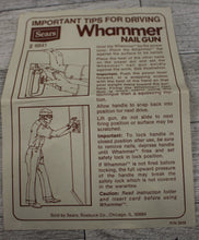 Load image into Gallery viewer, Sears Swingline Whammer 2001 Nail Gun - 96841 - New