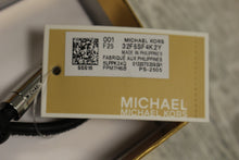 Load image into Gallery viewer, Michael Kors Circle Bubble Charm - Silver with Black Leather - New