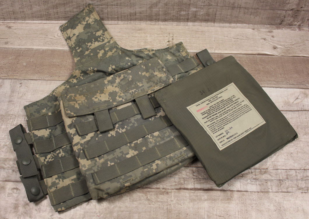Point Blank Enhanced Side Ballistic Insert Outershell Carrier & Insert - ACU