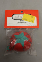 Load image into Gallery viewer, Vintage Tomato Pin Cushion with Strawberry Emery - New