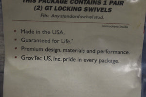 GroveTec GTSW-02 1" Locking Swivels - New