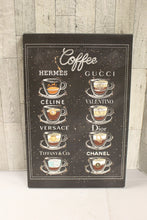 Load image into Gallery viewer, Fashion Designer Coffee Choices Wall Art - Used