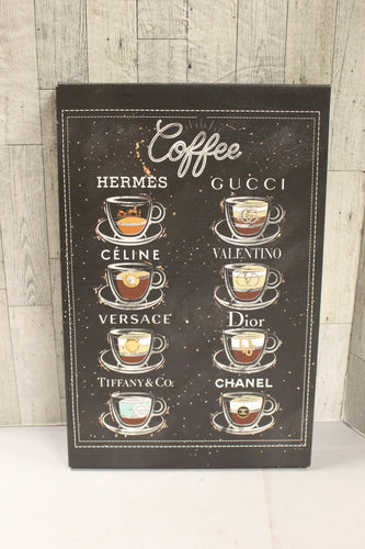 Fashion Designer Coffee Choices Wall Art - Used