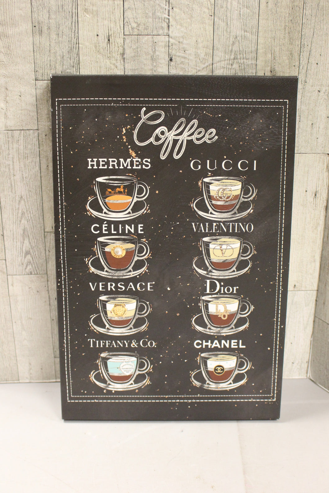 Fashion Designer Coffee Choices Wall Art - Used