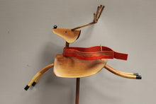 Load image into Gallery viewer, Vintage Christmas Metal Reindeer Figures/Stakes - Set of 2 - Used
