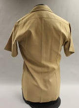 Load image into Gallery viewer, Creighton Marine Khaki Short Sleeve Button Up Shirt - Large (16-16.5) - Used