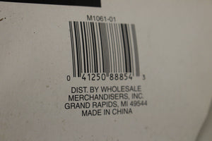 Overhead Lighting White Globe Ceiling Light - M1061-01 - Brass Finish - New