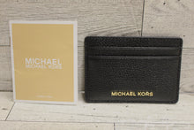Load image into Gallery viewer, Michael Kors Jet Set Card Holder - Black - New