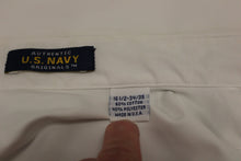 Load image into Gallery viewer, US Navy Originals Men's Long Sleeve White Dress Shirt - 16-1/2 34/35 - Used