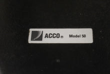 Load image into Gallery viewer, ACCO Model 50 Heavy Duty 2 Hole Punch - Black - 28 Sheet Capacity - Used