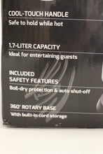 Load image into Gallery viewer, Ovente Electric Kettle - Model KP72B - 1.7 Liter Capacity - New
