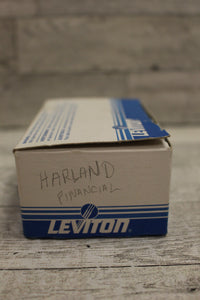 Set of 8 Leviton 105-13353-N Fluorescent Lampholder Pedestal Base - Open Box