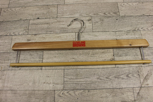 Cleveland Browns Wooden Pant Hanger - Used