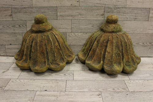 Set of 2 Wall Plaque with Stone Finish - 8