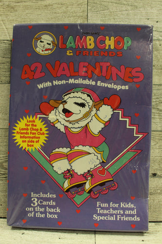 1995 Shari Lewis Lamb Chop & Friends Valentines Day Cards - Pack of 42 - New