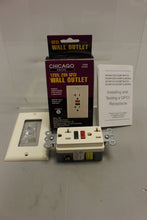 Load image into Gallery viewer, Chicago Electric #91542 120V, 20A GFCI Wall Outlet - New