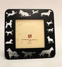 Load image into Gallery viewer, Images Dog Theme Picture Frame - 3" x 3" Opening - New