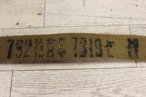 Vintage Military Strap - Brown - 7319 - Used