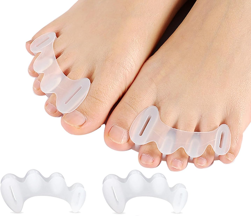 2 Pc Toe Spacers Bunion Corrector for Women Men - Foot Alignment Support - New