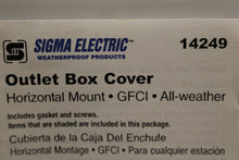 Load image into Gallery viewer, Sigma Electric Outlet Box Cover - Horizontal Mount - 14249 - New