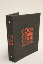 Load image into Gallery viewer, Cook with Bon Appetit Binder with 5 Recipe Cards - Used