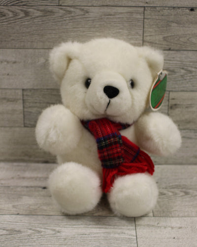 1997 Wishpets Christmas White Chocolate Bear - #12005 - 8