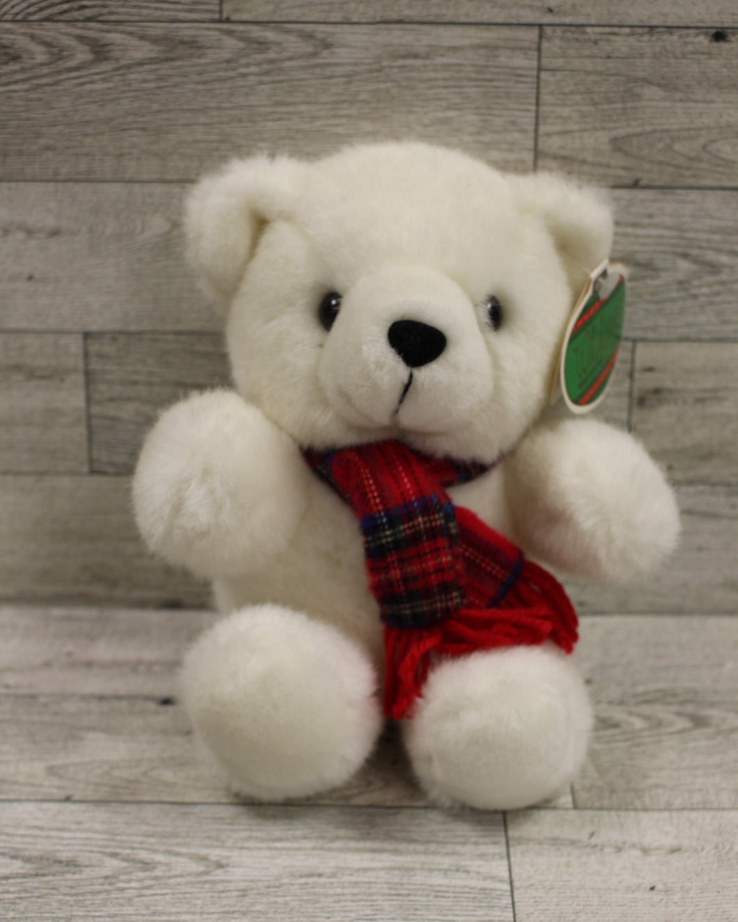 1997 Wishpets Christmas White Chocolate Bear - #12005 - 8