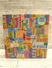Load image into Gallery viewer, Vintage Travel Tickets 500 Piece Puzzle - 20&quot; x 20&quot; - New
