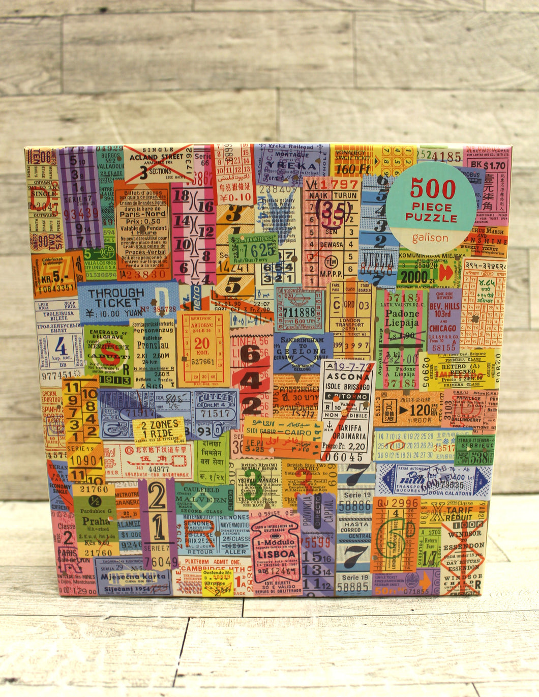 Vintage Travel Tickets 500 Piece Puzzle - 20