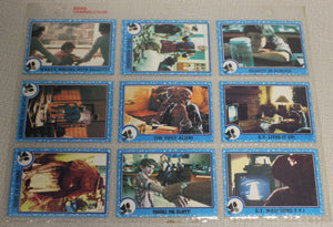 1982 E.T. The Extra-Terrestrial In His Adventure On Earth Trading Cards-You Pick